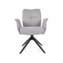 Стул SIGNAL WING Brego 02 светло-серый/черный, поворотный